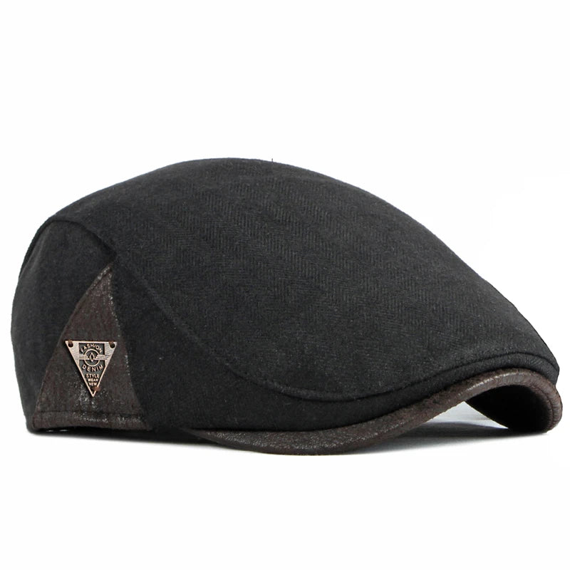 Stylish Cotton Flat Cap - Image 2