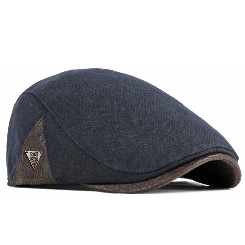 Stylish Cotton Flat Cap - Image 3
