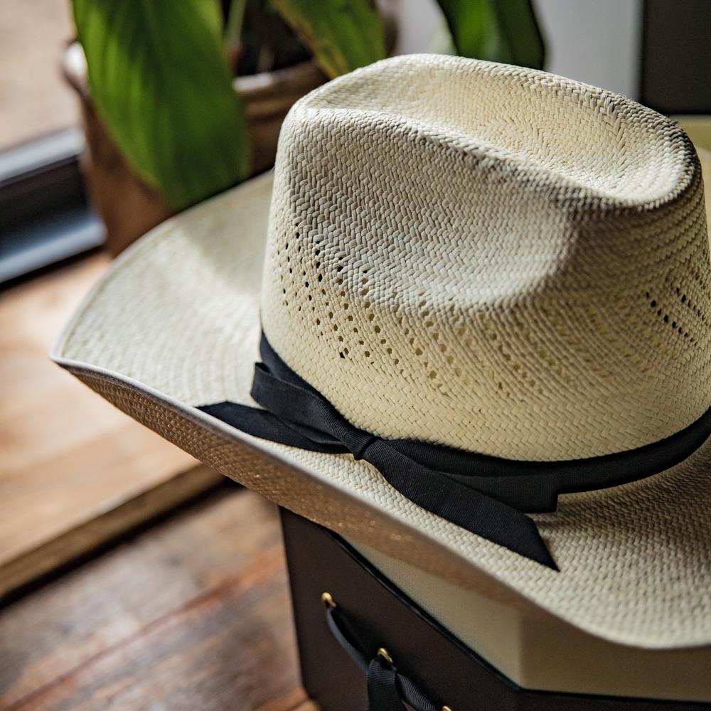 Stylish Straw Cowboy Hat - Image 3