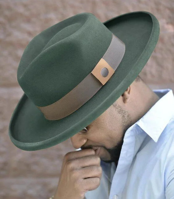 Suave Wide Brim Felt Fedora - Image 23