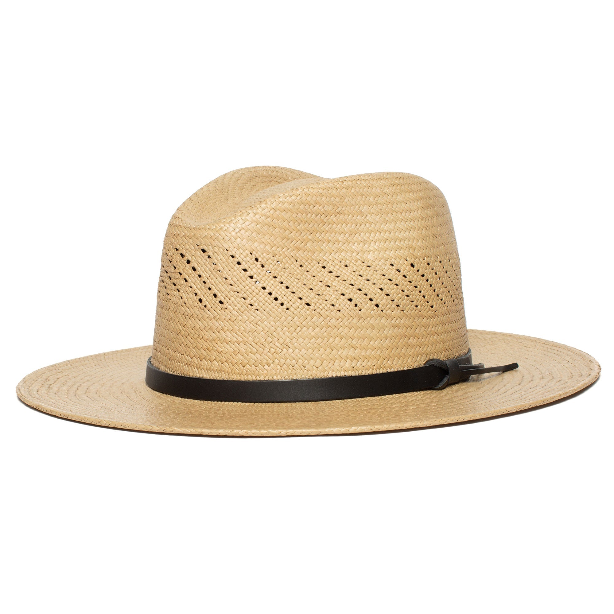 Summer Straw Fedora Hat-Natural - Image 2