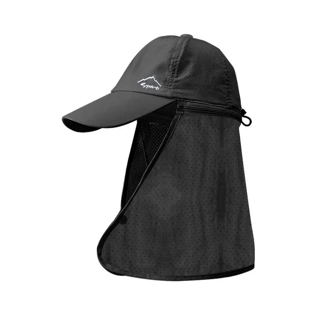 Summer Waterproof Detachable Shawl Breathable Baseball Cap - Image 16
