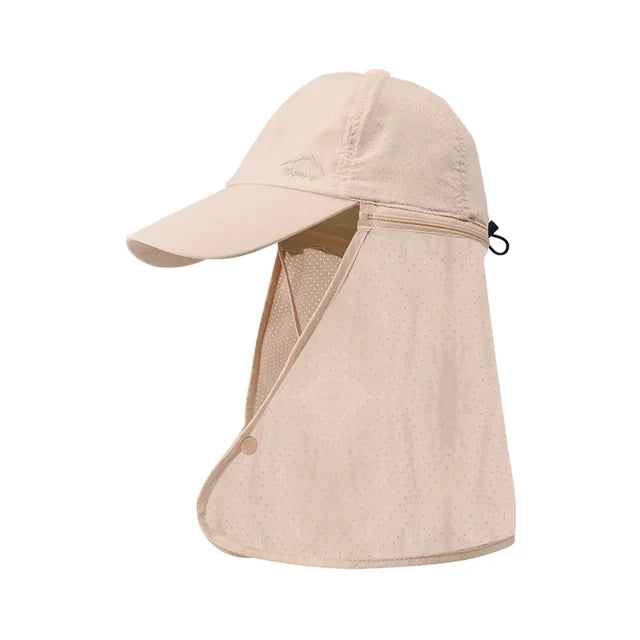 Summer Waterproof Detachable Shawl Breathable Baseball Cap - Image 9