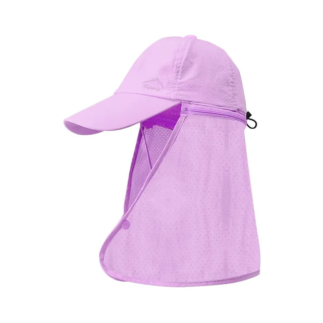 Summer Waterproof Detachable Shawl Breathable Baseball Cap - Image 14