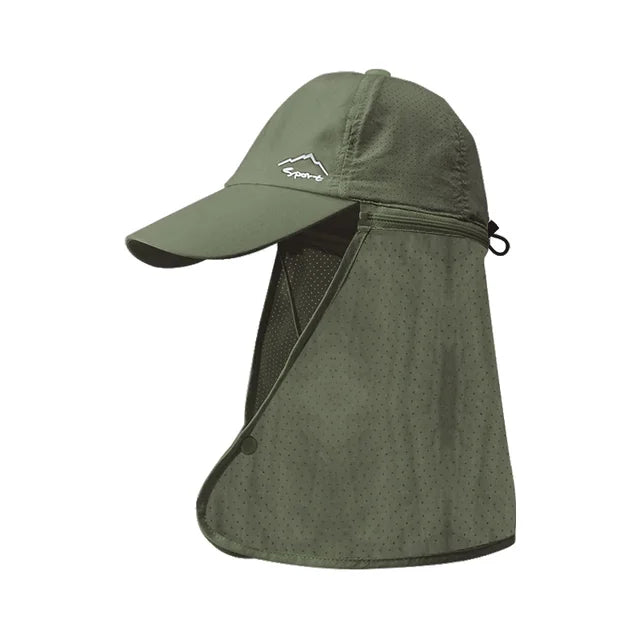 Summer Waterproof Detachable Shawl Breathable Baseball Cap - Image 15
