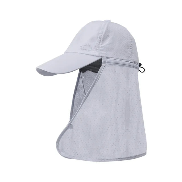 Summer Waterproof Detachable Shawl Breathable Baseball Cap - Image 12