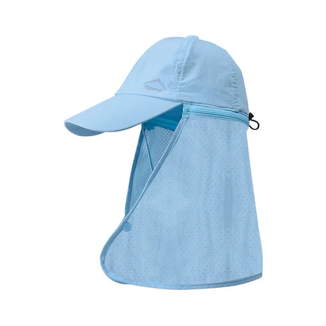 Summer Waterproof Detachable Shawl Breathable Baseball Cap - Image 8
