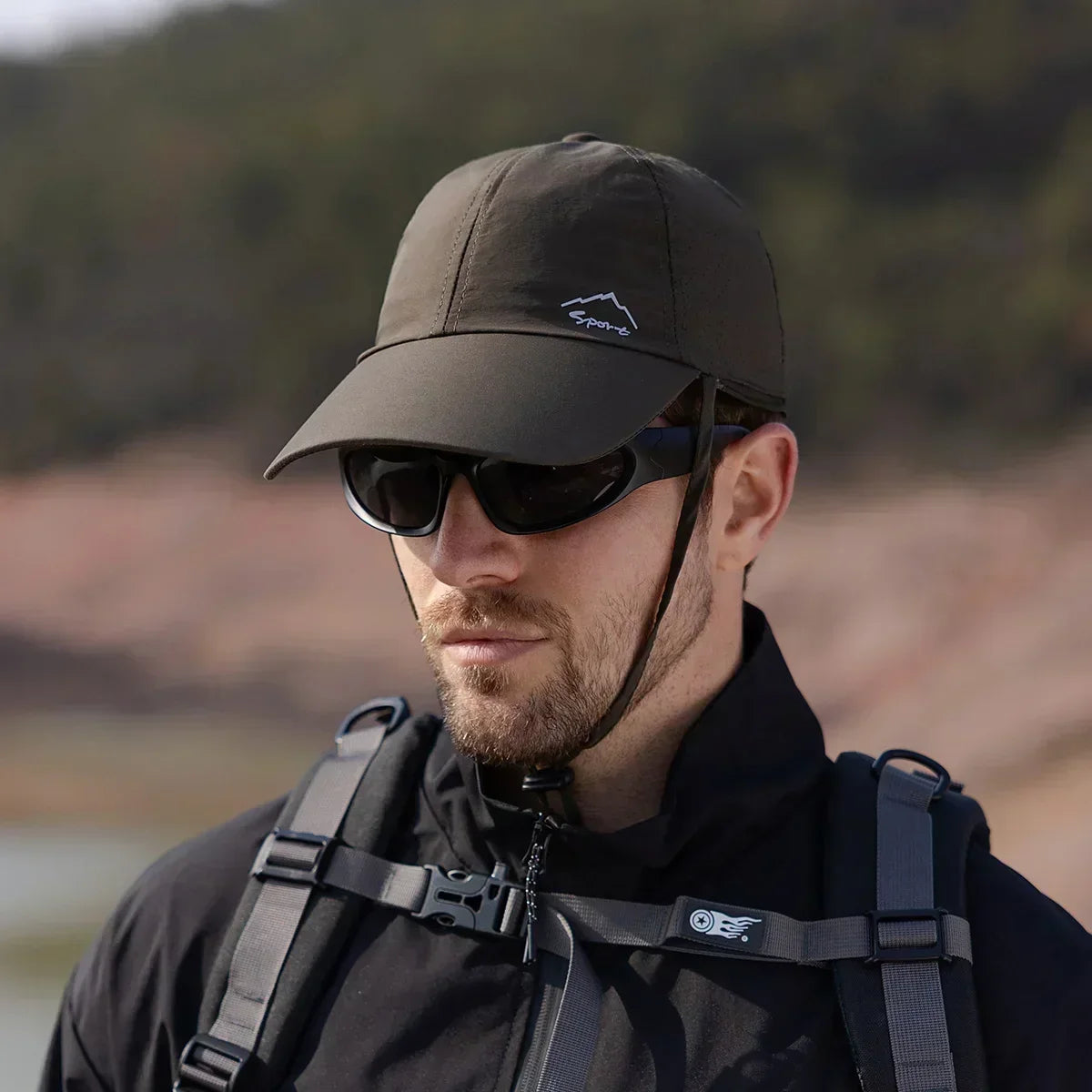 Summer Waterproof Detachable Shawl Breathable Baseball Cap - Image 4