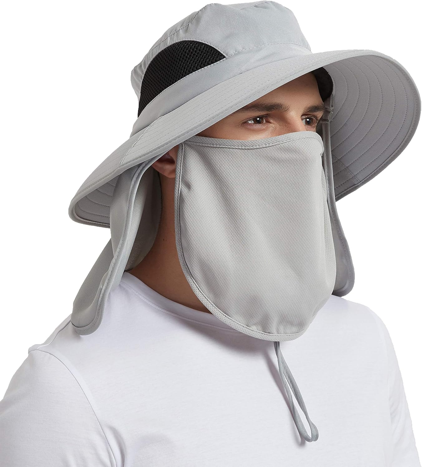 Sun Hat with Neck Flap - Image 10
