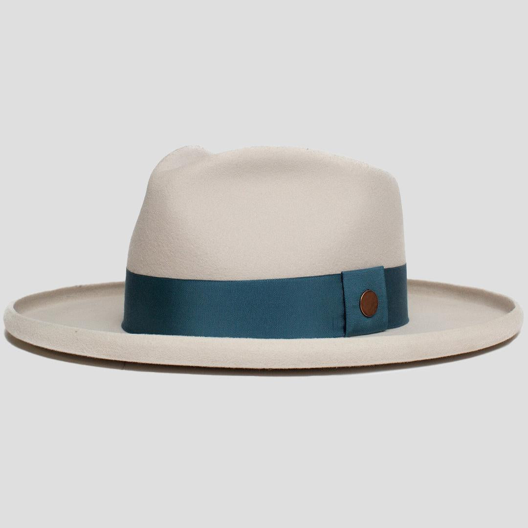 Tasteful Wide Brim Felt Fedora - Image 7