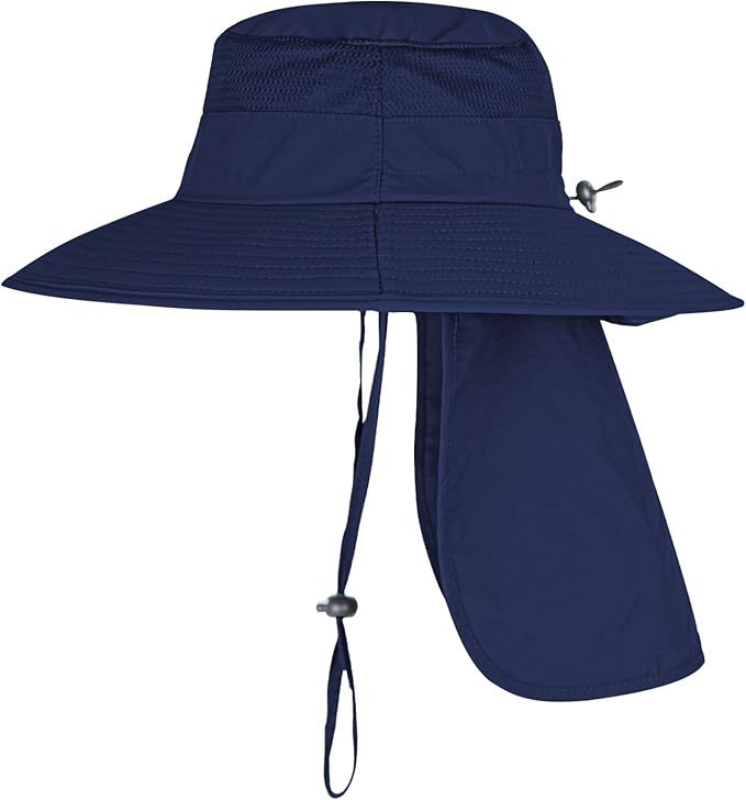 UPF 50+ Breathable Wide Brim Bucket Sun Hats - Image 3