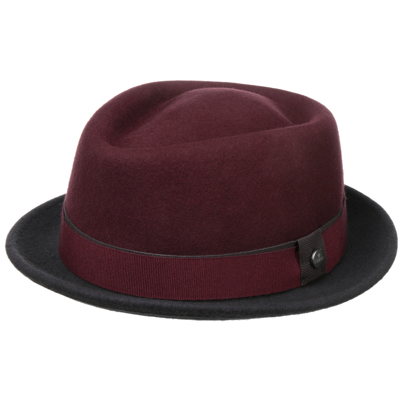 Vanello Twotone Pork Pie Fedora Hat - Image 5