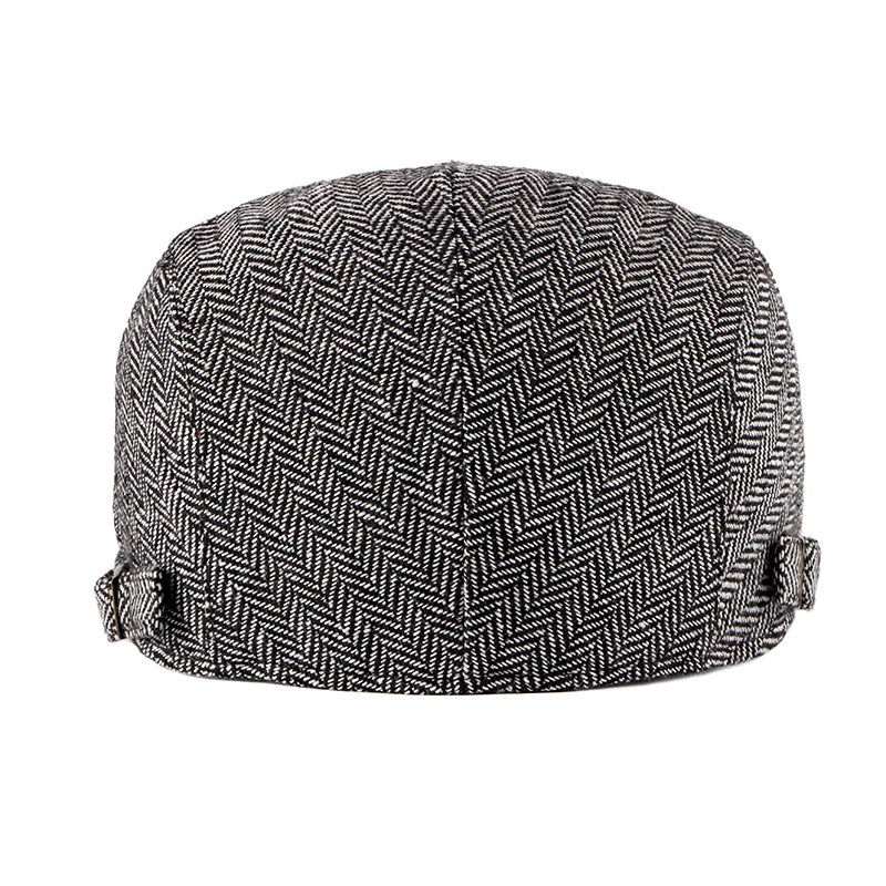Vintage Mature Cotton Flat Cap - Image 4