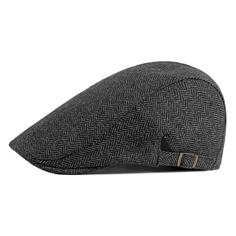 Vintage Mature Cotton Flat Cap - Image 6
