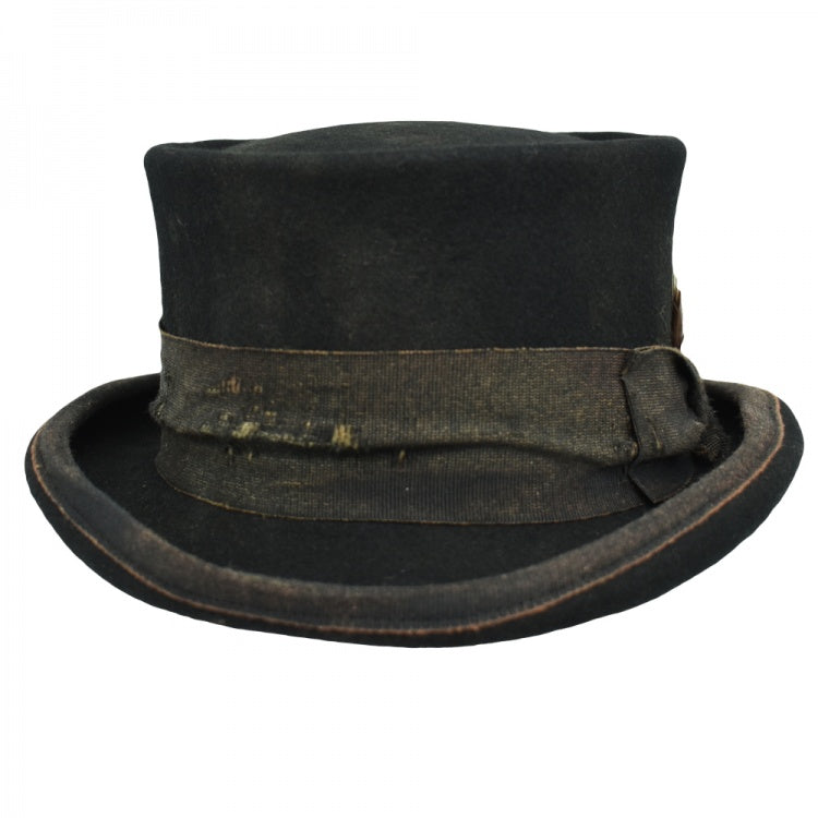 Vintage Vogue Funky Aged Top Hat in Brown - Image 25