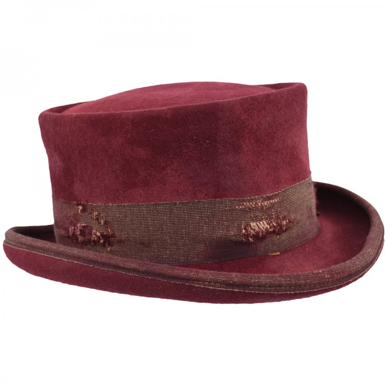 Vintage Vogue Funky Aged Top Hat in Brown - Image 11