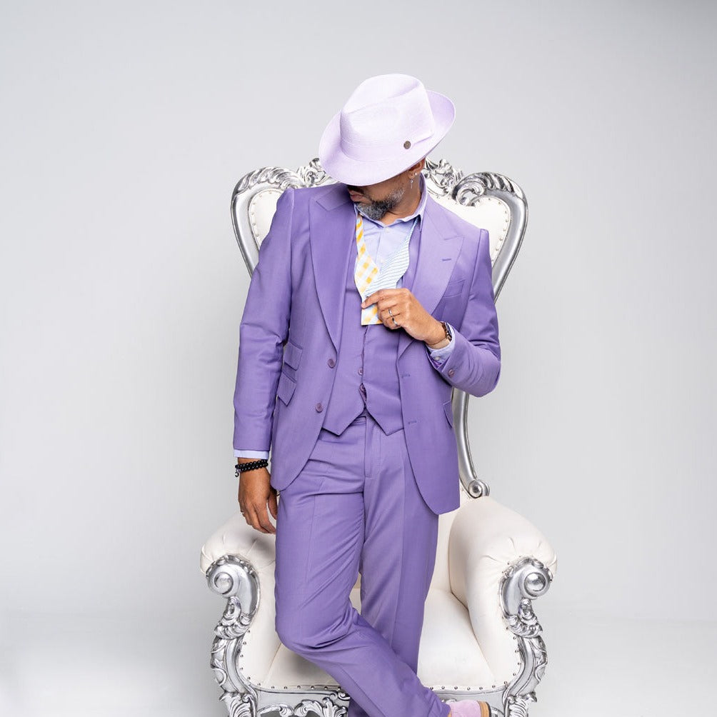 Vintage Vogue Natural Straw Fedora Hat - Image 2