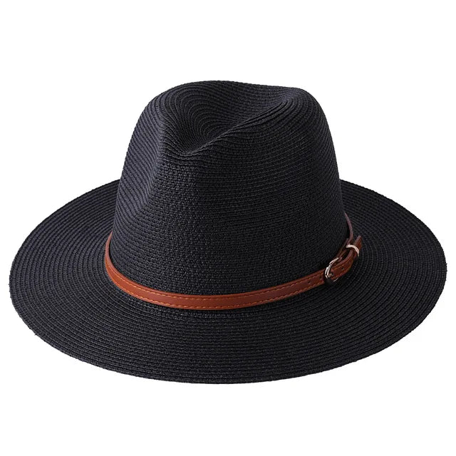 Wide Brim Straw Panama Hat - Image 10