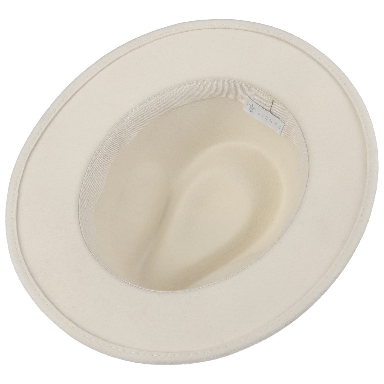 Women White Patterson Traveller Fedora Hat - Image 3