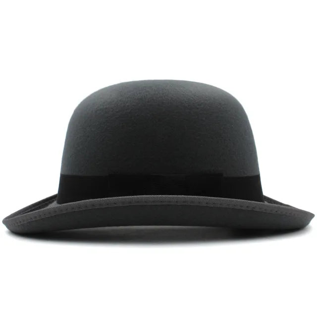 Wool Blend Oval Top Bowler Hats - Image 10