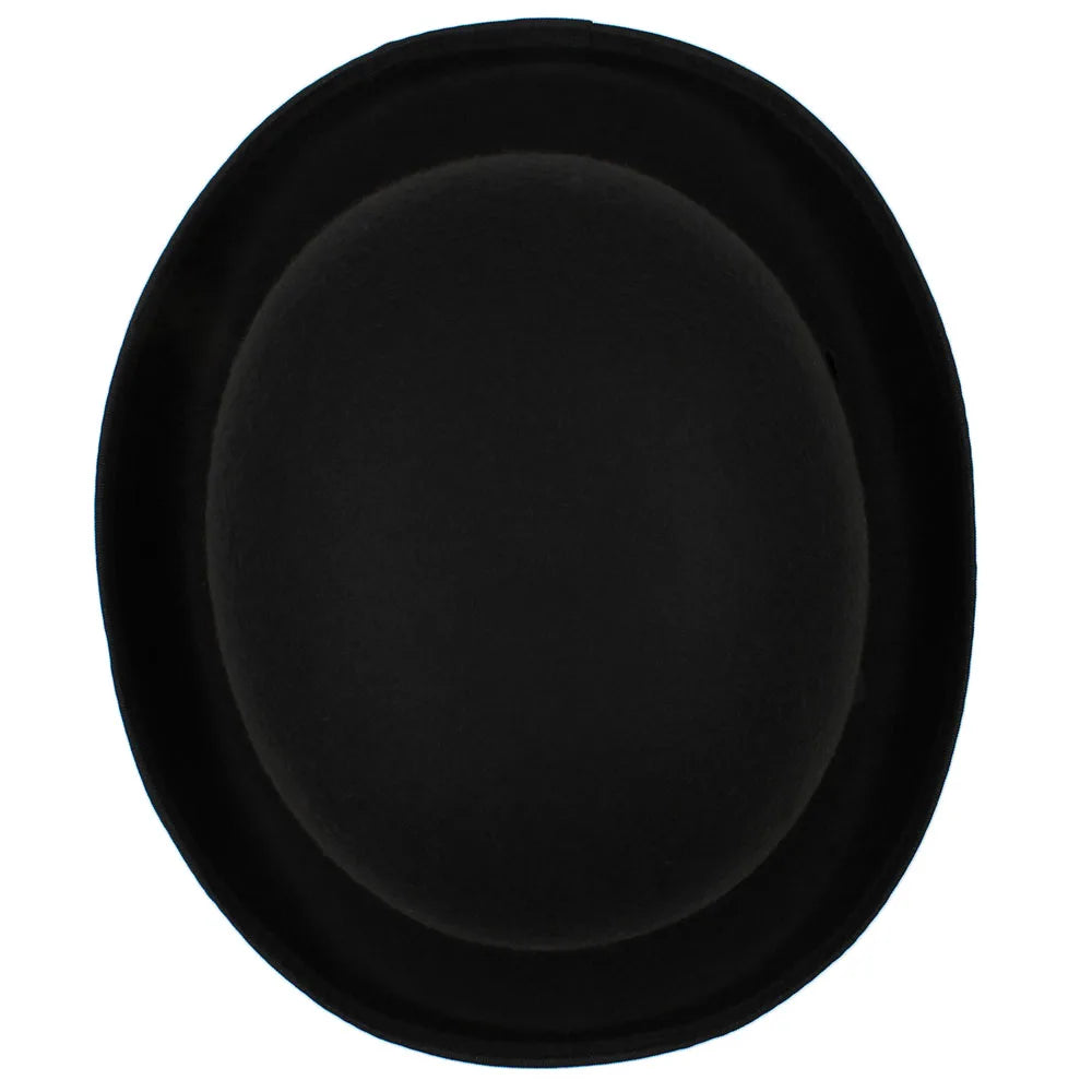 Wool Blend Oval Top Bowler Hats - Image 6