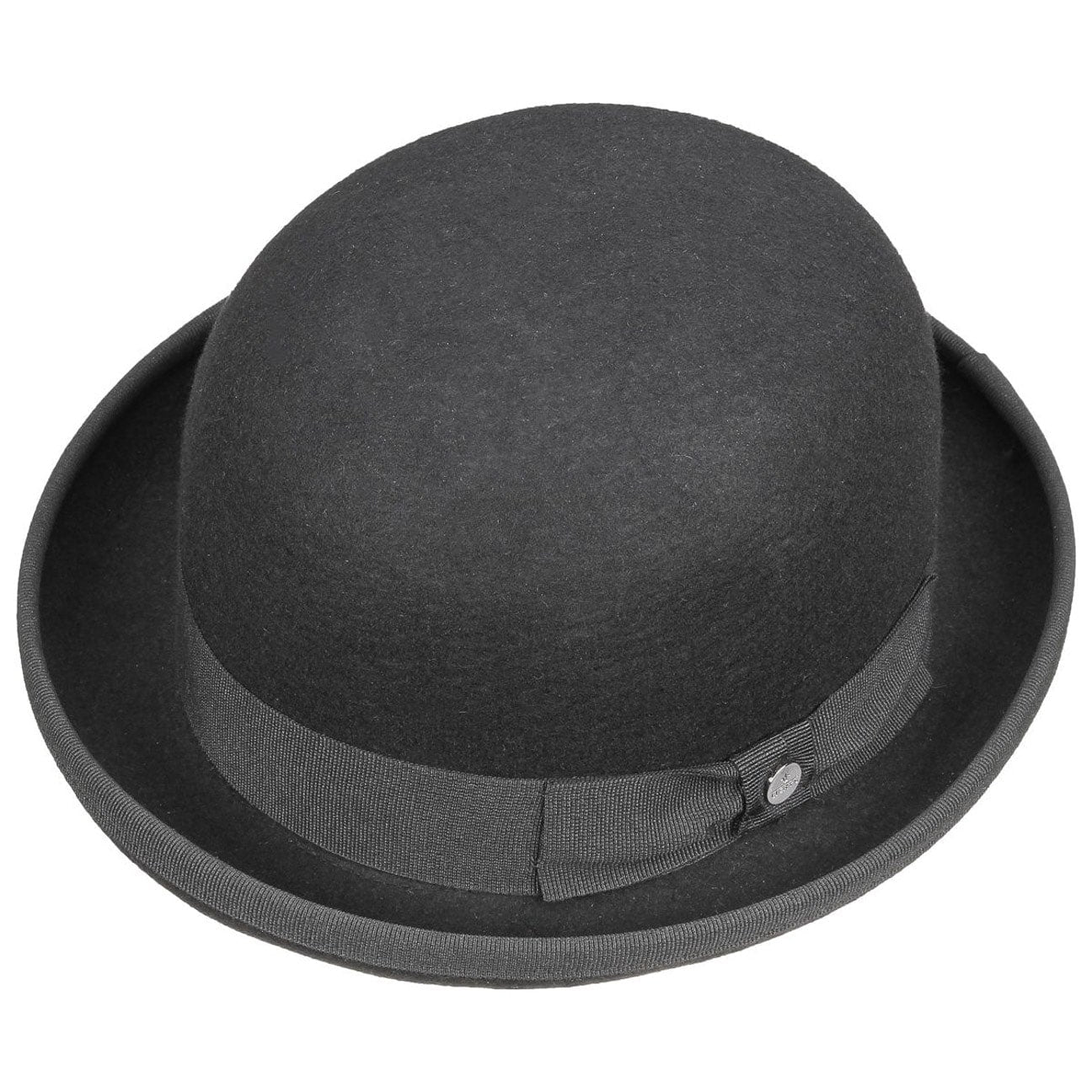 Wool Felt Bowler Fedora Hat - Image 2