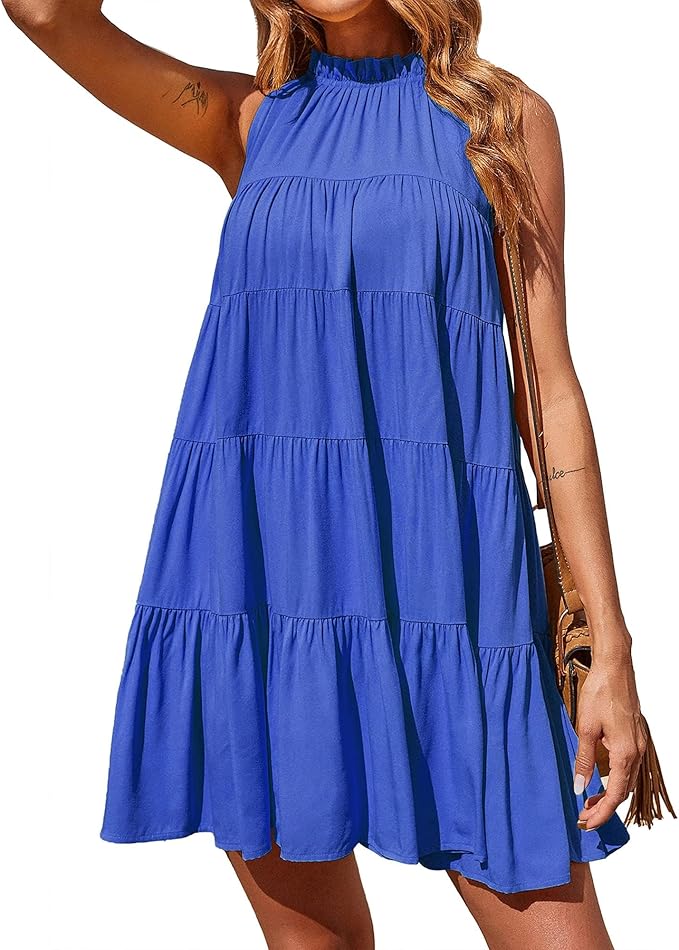 Casual Babydoll Beach Dress RI40