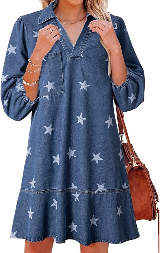 Summer Star Blue Denim Dress RI3